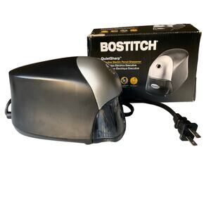 Bostitch Office QuietSharp Executive Heavy Duty Electric Pencil Sharpener, Black